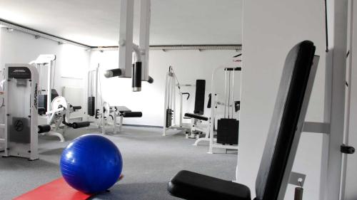 Fitness centrum a/nebo fitness zařízení v ubytování Boardinghouse am Rosensee