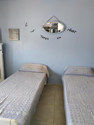 Postel nebo postele na pokoji v ubytování CASA Piana