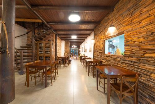 ห้องอาหารหรือที่รับประทานอาหารของ Aires de Patagonia