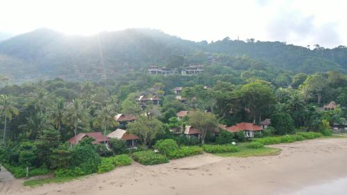 an aerial view of a resort on a mountain at Pimalai Resort & Spa in Ko Lanta