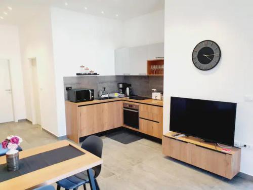 Kuchyň nebo kuchyňský kout v ubytování Modern apartment Ana