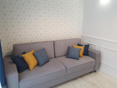 Ruang duduk di Apartament HANA