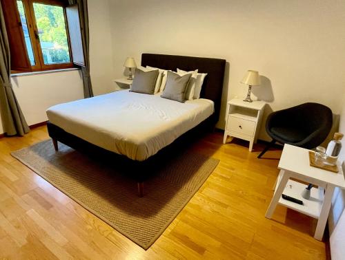 Letto o letti in una camera di Casa do Pedrógo