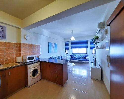 Кухня или мини-кухня в Albert's apartments
