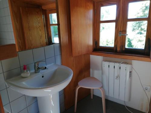Ванная комната в Casa das Bouças