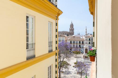 Apartamento con vistas a la Plaza de la Merced junto a la casa de Picasso