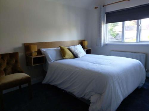 Postel nebo postele na pokoji v ubytování Castle Lodge B&B Kilkenny