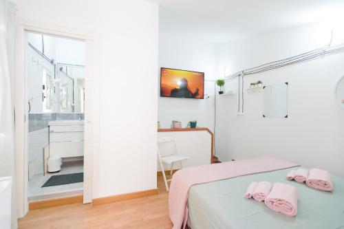 Postel nebo postele na pokoji v ubytování Casa Giulia