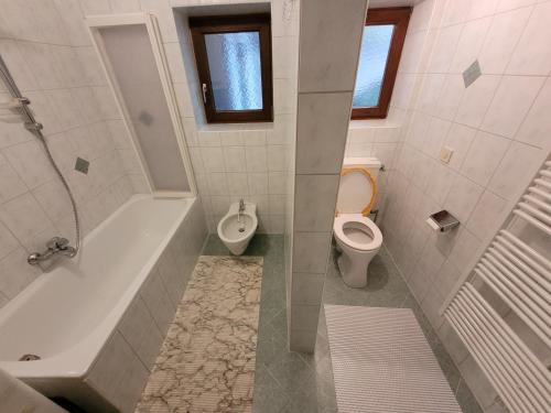 Koupelna v ubytování Haus Bergleiten