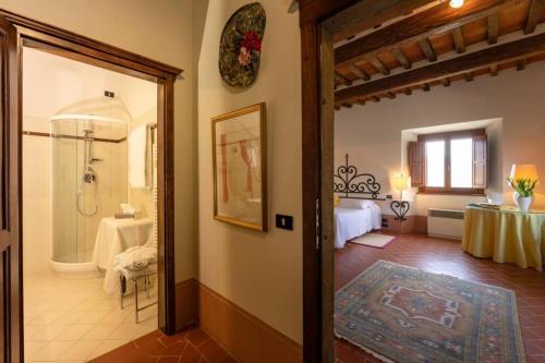Kúpeľňa v ubytovaní Borgo San Pietro in Polvano (Canonica)