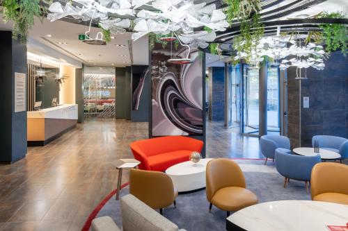 Posezení v ubytování Savhotel Fiera Bologna
