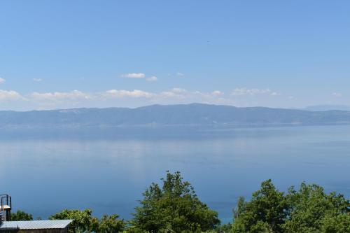 a view of a large body of water at RISTESKI GUEST HOUSE in Ohrid