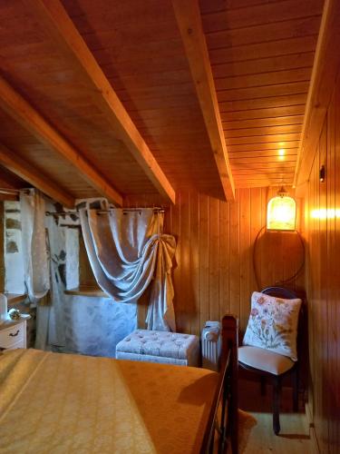 Postel nebo postele na pokoji v ubytování Talasnal Casas da Urze TER