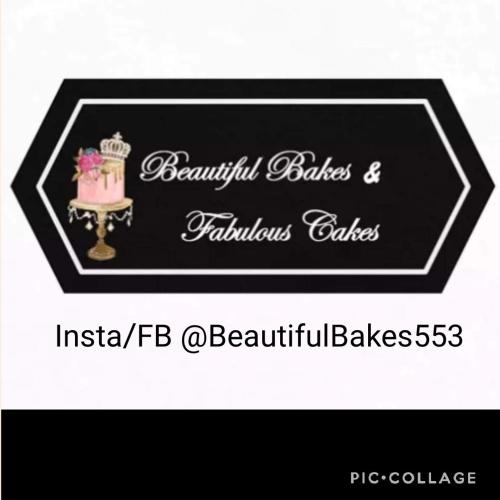 a sign for a bakery with a cake on it at Kings Boutique Hotel in Blackpool