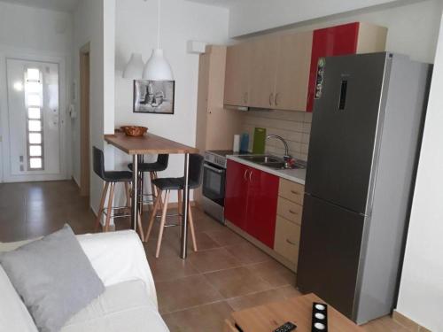 Küche/Küchenzeile in der Unterkunft Τhe Diamond