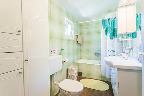 Koupelna v ubytování VILLA ANA ZIVOGOSCE-Apartment4