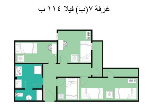 7B Chalet 4 bedrooms basement114 b on the pool green beach