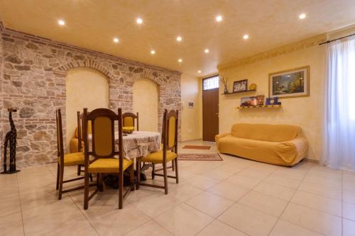 Χώρος καθιστικού στο B&B il Baglio