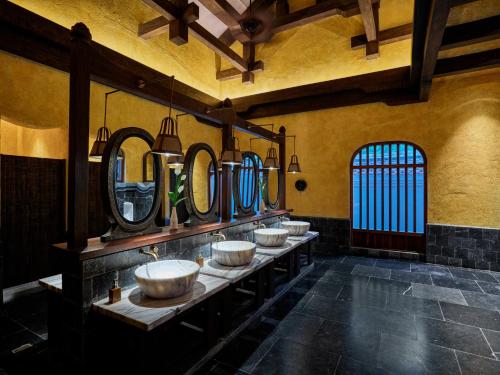 Ванная комната в Làng Nương Yên Tử (Yên Tử Village)