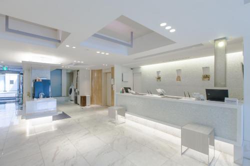 Ο χώρος του λόμπι ή της ρεσεψιόν στο Ochanomizu Inn