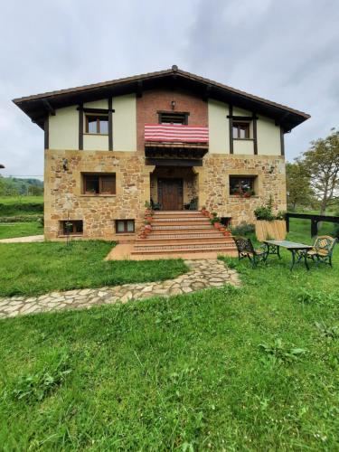 Zahrada ubytování Casa Aingeru