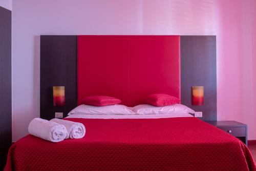 Cama o camas de una habitación en Orsola Apartments