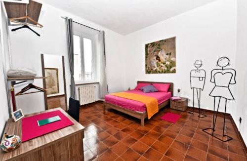 พื้นที่นั่งเล่นของ Borgo 98 Guest House Matrimoniale con bagno privato