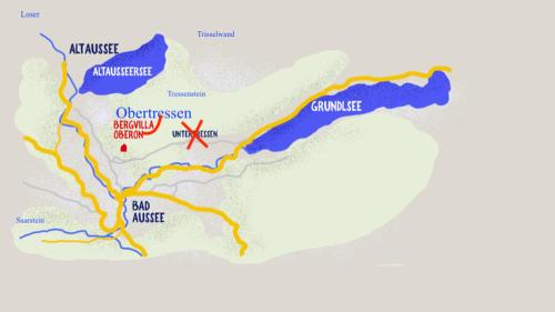a map of the conquest of the amazon river at Bergvilla Oberon - Your Austrian Home in Bad Aussee
