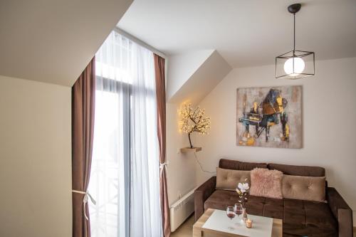 Posezení v ubytování Apartments View Dvori E25