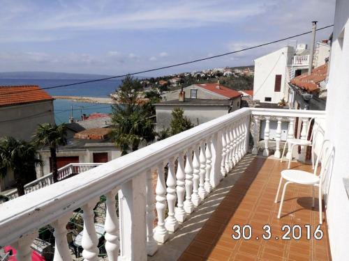 Room in Novi Vinodolski with sea view, balcony, air conditioning, W-LAN 3541-3
