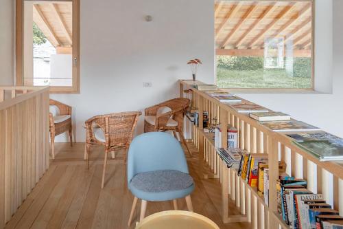 Χώρος καθιστικού στο Agriturismo La Derta