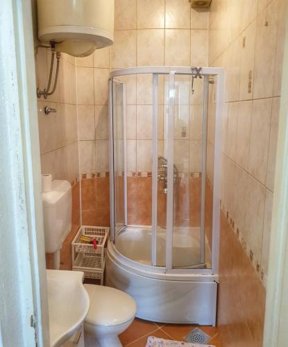 Koupelna v ubytování Apartman Gordana