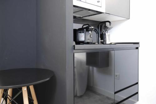 Kuchyň nebo kuchyňský kout v ubytování Fino modern & luxury