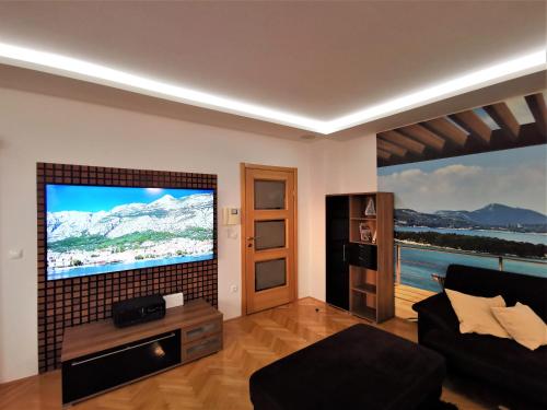 Apartment Makarska, panoramic sea & mountains view, Čuček