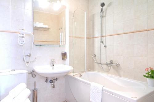 Koupelna v ubytování Villa Mare