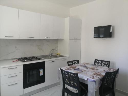 Nhà bếp/bếp nhỏ tại Casa marzamemi