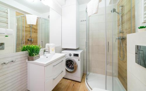 Kúpeľňa v ubytovaní Apartament Karkonoskie Tarasy