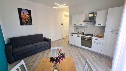 Η κουζίνα ή μικρή κουζίνα στο Alberira Apartments