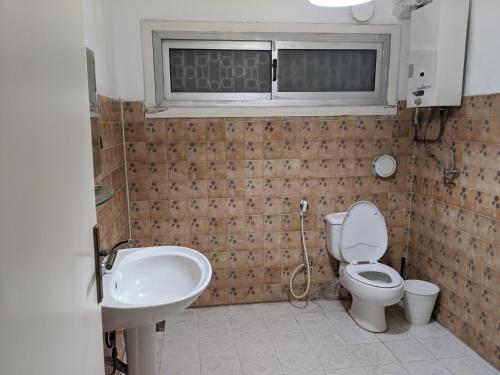 Ett badrum på Nasr city villa