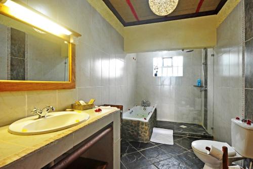 Koupelna v ubytování Mwanzo Lodge