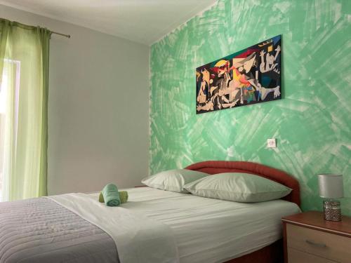 Lova arba lovos apgyvendinimo įstaigoje Apartment Aleric Makarska