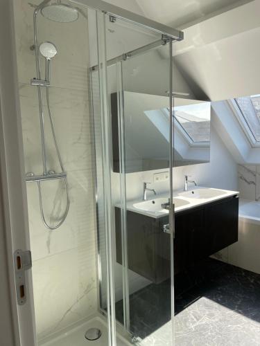 Kylpyhuone majoituspaikassa Dune Du Clémot