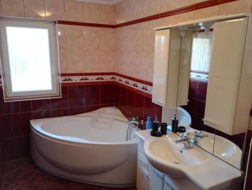 Koupelna v ubytování Risika Apartmani