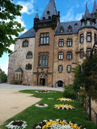 Κήπος έξω από το Ferienhaus Wernigerode "Am Schlossbühel" 5 Schlafzimmer