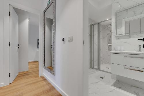 Koupelna v ubytování Apartman Elite