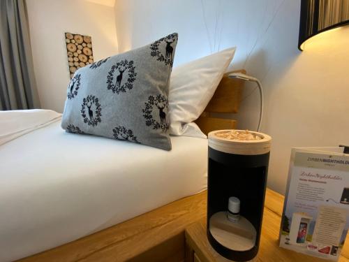 Кровать или кровати в номере NaturBoutique Hotel RAUSZEIT