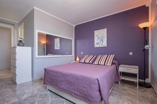Giường trong phòng chung tại Villa Encanto Fuerteventura