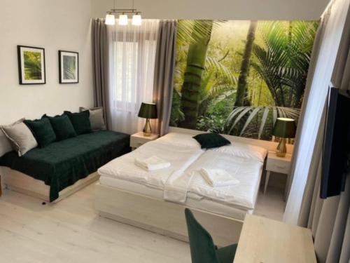 Postel nebo postele na pokoji v ubytování Hotel Artin
