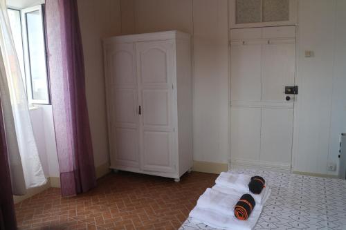 una habitación con un perro tirado en el suelo en Casa Catita 199 RRAL, en Ponta Delgada