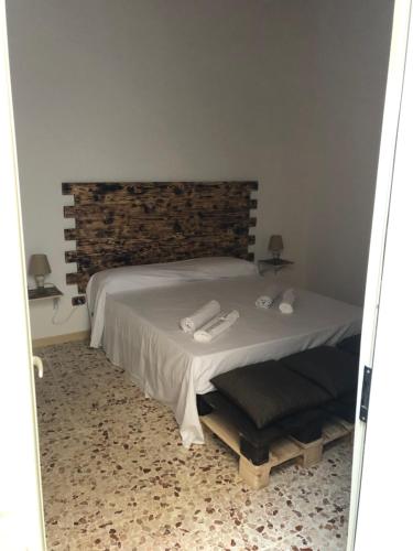 Postel nebo postele na pokoji v ubytování La casa di vincenzo